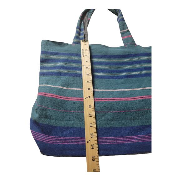 PRANA Organic Cotton Hemp Cinch Tote/shoulder/travel/yoga bag deep balsam - Picture 5 of 10